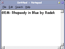 GEM: Rhapsody in Blue