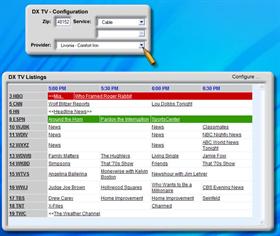 DX2 TV Listings