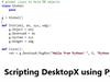 Python Scripting Example