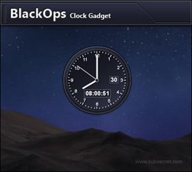 BlackOps Clock