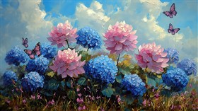 Hydrangea N Butterfly