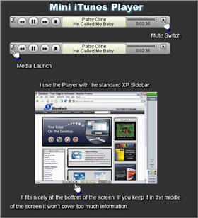 Small iTunes Player