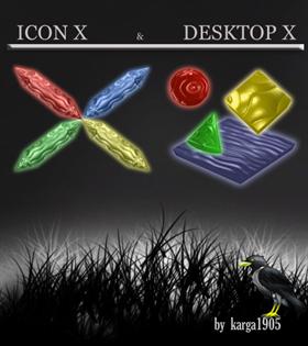 The Ugly Crow Iconx & Desktopx