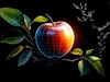 a digital apple