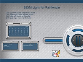 B85M Light Rainlendar