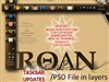 Roan Update to Horizontal/Vertical Taskbar III by: PoSmedley