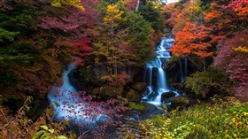 Beautiful Autumn Waterfalls 4K