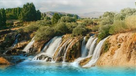 Desert Lands Waterfalls