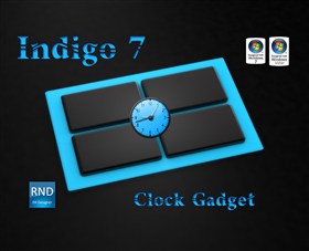 Indigo7 Clock Gadget