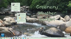 Greenery Weather Gadget