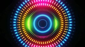 Flickering Neon Disk