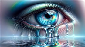 4K Crying Eye