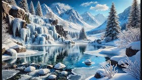 4K Winter Lake8