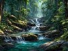 4K Jungle Drop Off River
