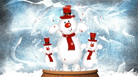 Snowman Snow Globe II