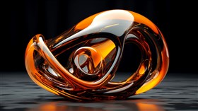 4K Caramel Glass