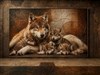 4K Wolf Pups by: AzDude