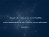 Psalm 33:12 by: teddybearcholla