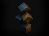Golden Cubes by: JanOscar
