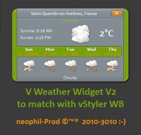 V Weather Widget V 2