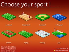 Choose your sport ! Icons