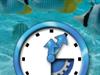 Aqua Imagine Clock by: Crazy Travis