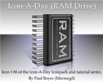 Icon-A-Day #86 (RAM Drive)