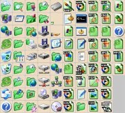 Green XP Folders