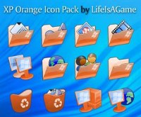 XP Orange Icon Pack