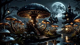 under a full moon