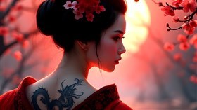 image of a geisha