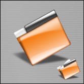 Soft Orange Folder