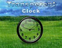 transperent clock