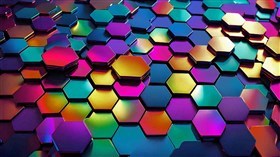 Hexagonal Abstract