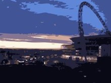 Wembley Stadium 4am