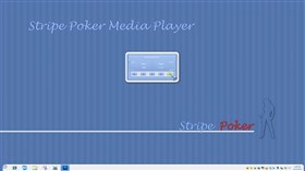 Stripe Poker Media Player Widget