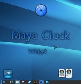 Maya Clock Widget