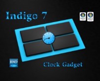 Indigo7 Clock Gadget