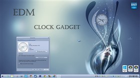 EDM Clock Gadget