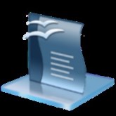 OpenOffice Document on glas