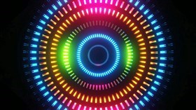 Flickering Neon Disk