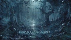 4K Halloween Graveyard