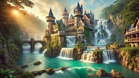 4K Castle River Falls