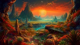 4K Fantasy Landscape