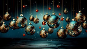 4K Christmas Balls