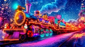 4K Holiday Train