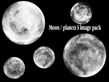 Moons planets 5 image pack