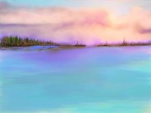 The land of sky blue waters