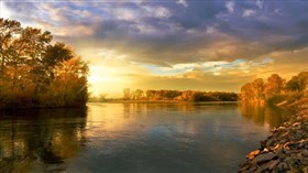 Autumn Sunsetlake