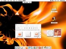 Mac in flames